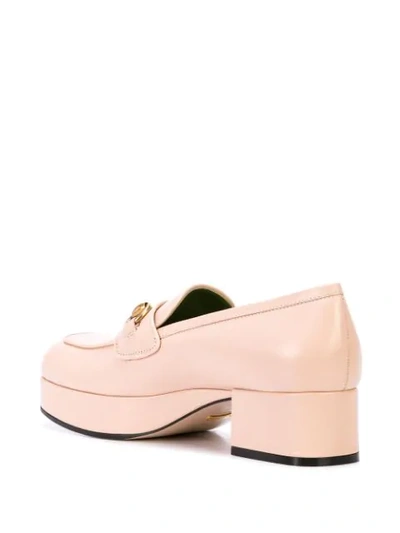 Shop Gucci Horsebit Slip-on Loafers In Pink