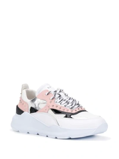 Shop D.a.t.e. Platform Sneakers In White