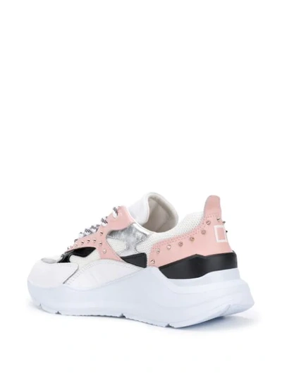 Shop Date Platform Sneakers In White