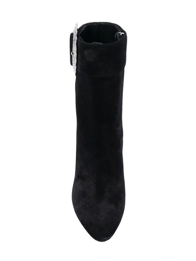 Shop Saint Laurent Joplin Boots In Black