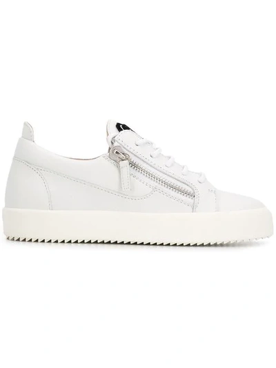 Shop Giuseppe Zanotti Gail Sneakers In White