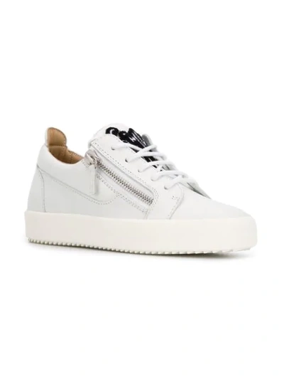 Shop Giuseppe Zanotti Gail Sneakers In White
