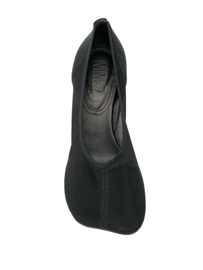 Shop Mm6 Maison Margiela Pumps Mit Runder Kappe - Schwarz In Black