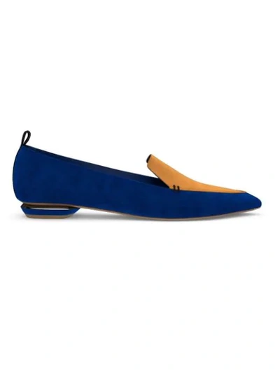 Shop Nicholas Kirkwood Personalisierbare 'beya' Loafer In Blue