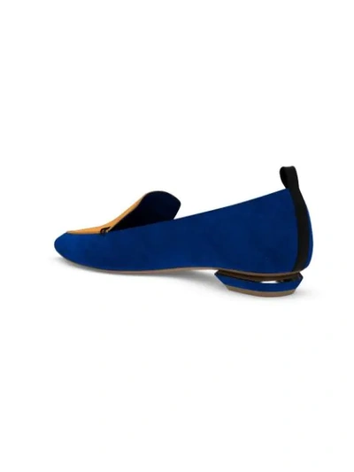 Shop Nicholas Kirkwood Personalisierbare 'beya' Loafer In Blue