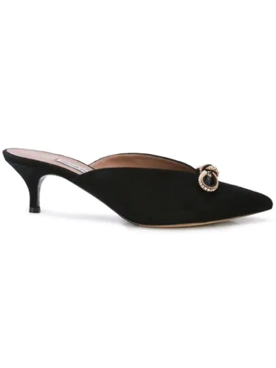 Shop Tabitha Simmons Joyce Mules In Black