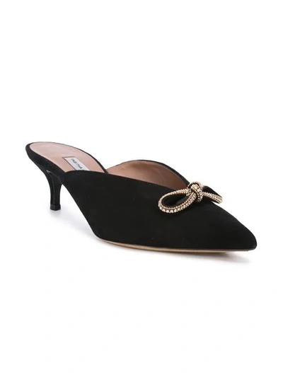 Shop Tabitha Simmons Joyce Mules In Black