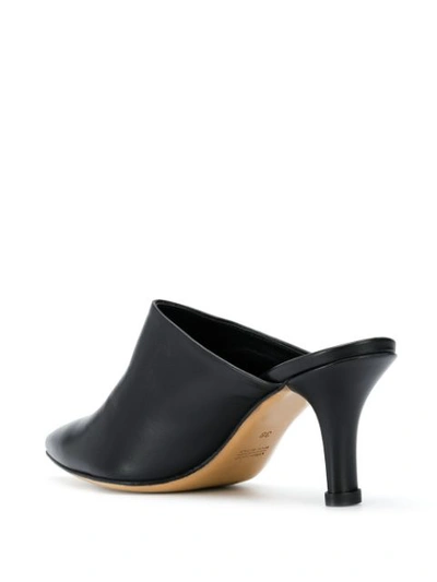 Shop Agl Attilio Giusti Leombruni Pointed Toe Mules In Black