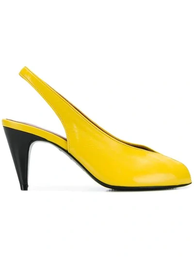 Shop Carel Saturne Jaune Sandals In Yellow