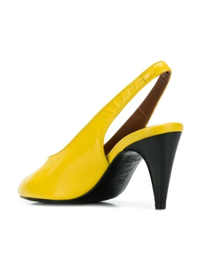 Shop Carel Saturne Jaune Sandals In Yellow