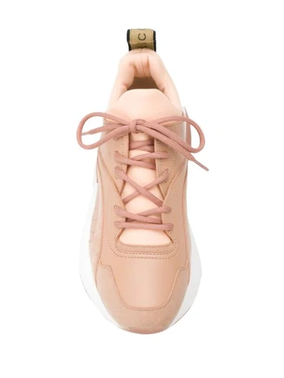 Shop Stella Mccartney Eclypse Sneakers In Pink