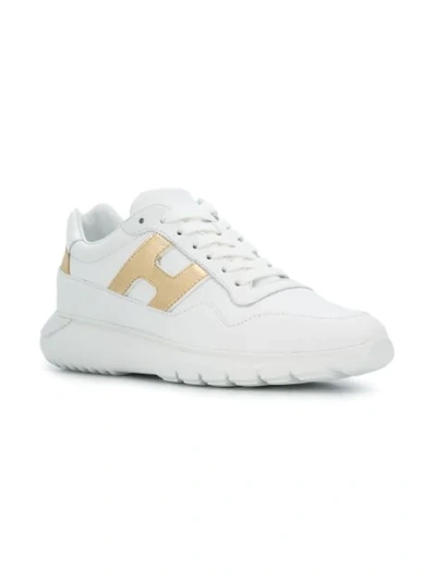 Shop Hogan Interactive H371 Sneakers In White