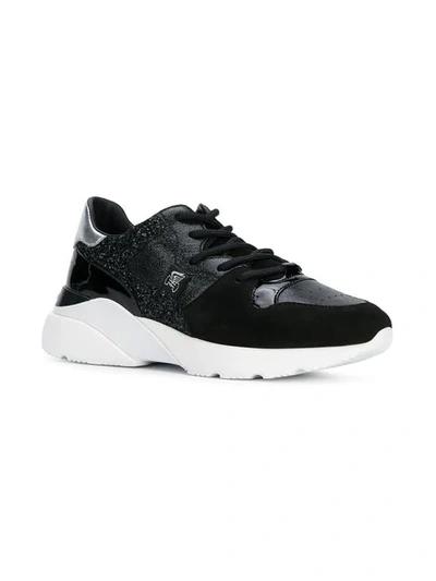 Shop Hogan Interactive Sneakers In Black