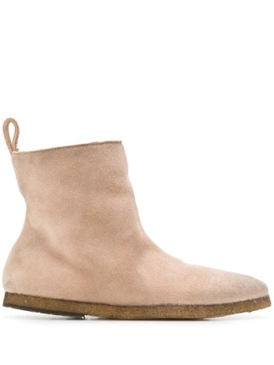 Shop Marsèll Ankle Boots In Neutrals