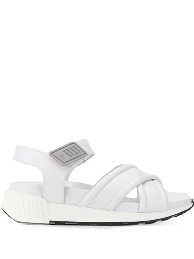 Shop Sergio Rossi Sr Running Sandals - White