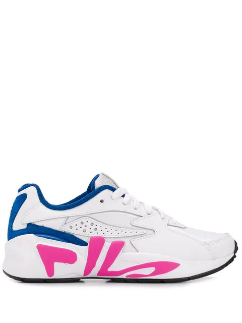 chunky white fila shoes