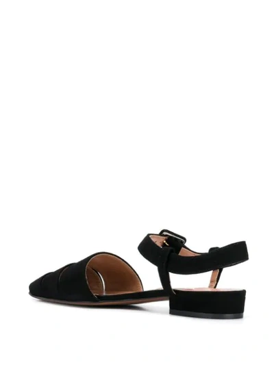 Shop L'autre Chose Pointed Toe Slippers In Black