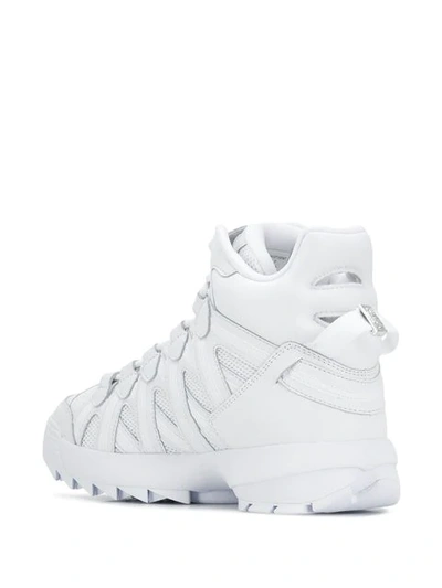 Shop Fila Hi-tops Sneakers In White