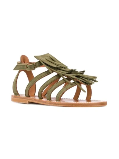 Shop Kjacques Frega Sandals In Green