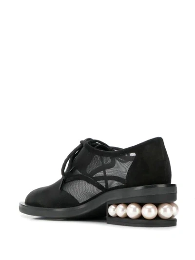 Shop Nicholas Kirkwood Casati Pearl Derby Shoes  In Black