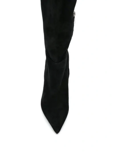 Shop Sergio Rossi Sergio Knee High Boots In Black