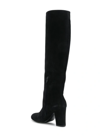 Shop Antonio Barbato Knee High Boots - Black