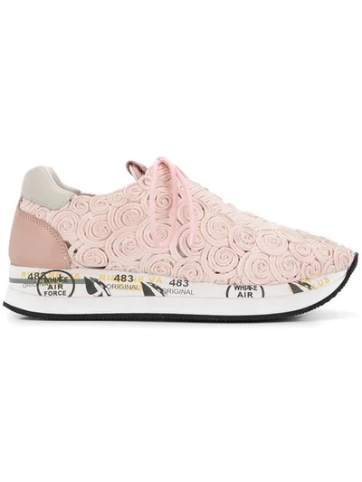 Shop Premiata Conny Sneakers In Pink