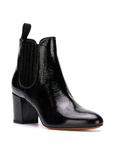 Shop Santoni Klassische Chelsea-boots In N01 Black