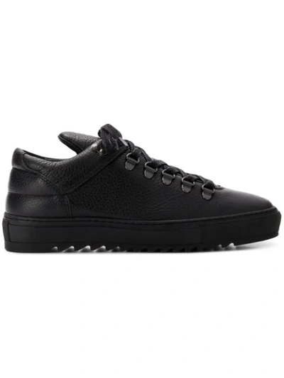 Shop Filling Pieces Mountain Sneakers In Black