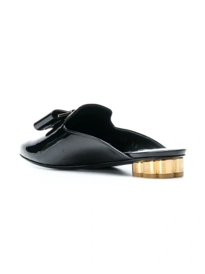 Shop Ferragamo Vara Mules In Nero