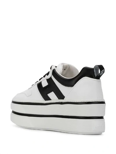 Shop Hogan H449 Sneakers In White