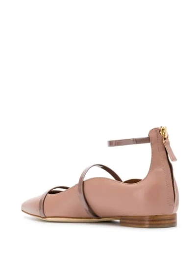 Shop Malone Souliers Robyn Ballerinas In Pink