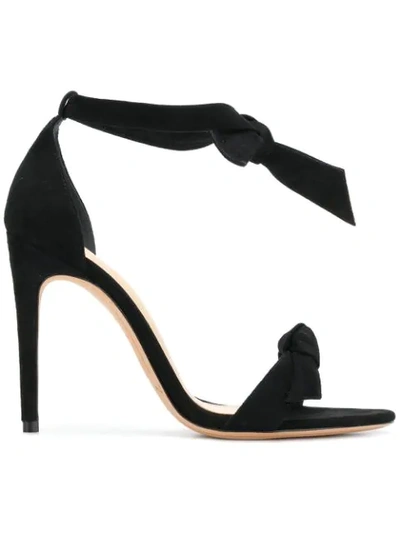 Shop Alexandre Birman Tie Front Sandals In Black