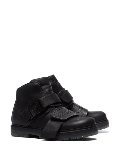 Shop Rick Owens X Birkenstock Rotterhiker Flat Boots In Black