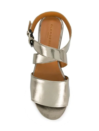 Shop Robert Clergerie Fina Sandals In Metallic