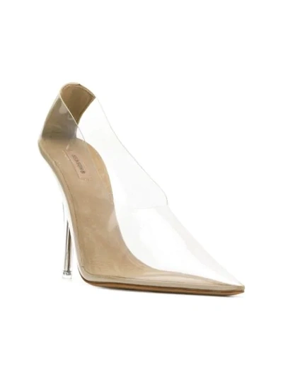 Shop Yeezy Pointed Toe Pumps In Neutrals