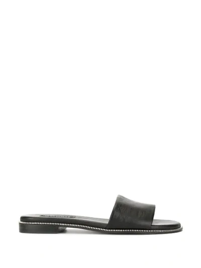 Shop Senso Gilly Sliders In Black