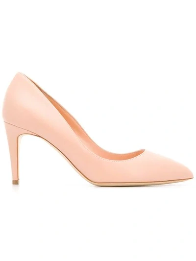 Shop Rupert Sanderson Nada Pumps In Buttermilk