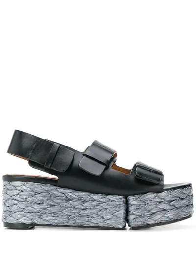 Shop Clergerie Atoll Sandals In Black