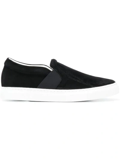 Shop Lanvin Slip-on Sneakers - Black