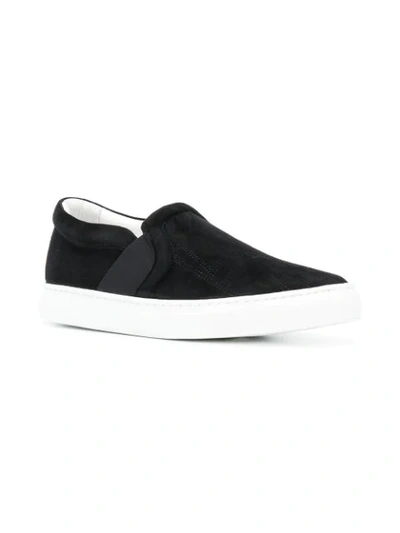 Shop Lanvin Slip-on Sneakers - Black