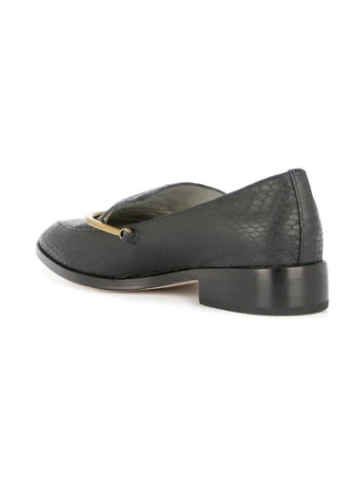 Shop Mara & Mine Valentina Loafers In Black