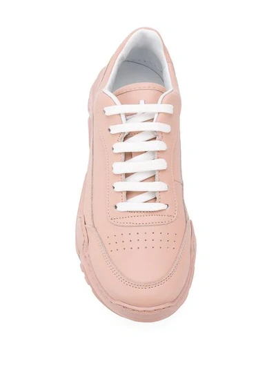 Shop Joshua Sanders Zenith Sneakers - Neutrals