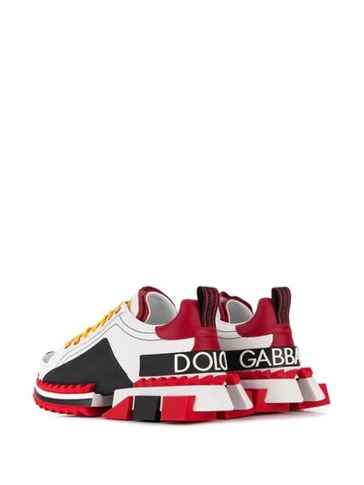 Shop Dolce & Gabbana Super Queen Sneakers In White