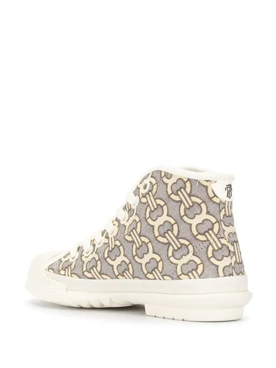 Shop Tory Burch Buddy Jacquard Hi In White