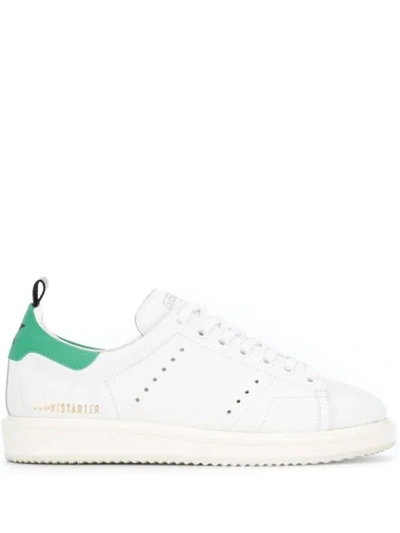 Shop Golden Goose Starter Sneakers In White