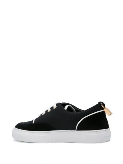 Shop Buscemi Padlock Sneakers In Black