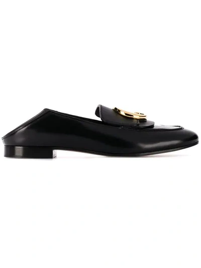 Shop Chloé Loafers In Black