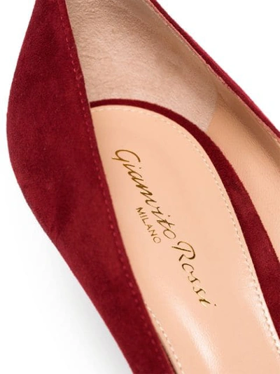 Shop Gianvito Rossi Classic 105mm Pumps In  Red