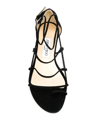 Shop Jimmy Choo Sphynx Sandals In Black